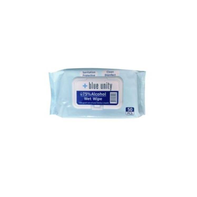 Crystal Ware Moist Sanitizing Unscented Wipes (50 ct)