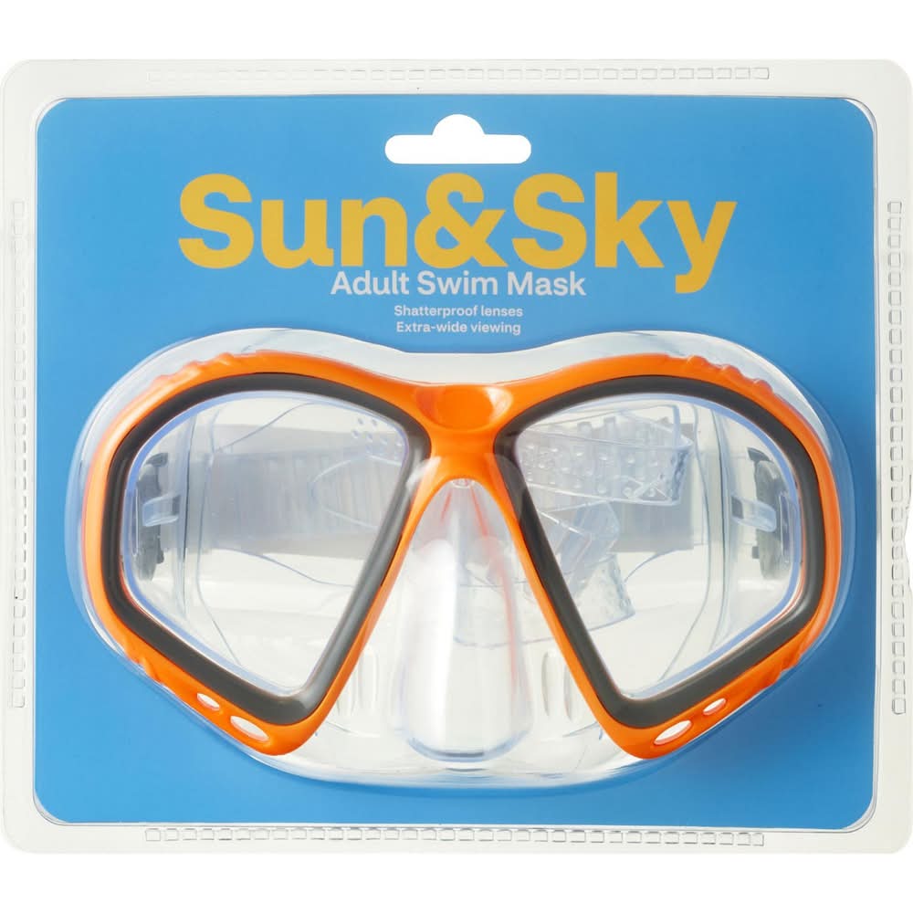 Sun & Sky Adult Swim Mask, Assorted Colors