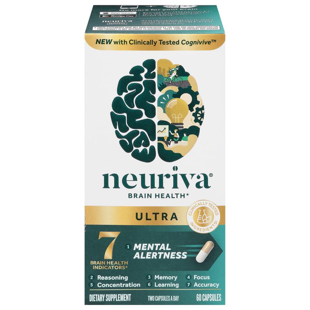 Neuriva Brain Health Ultra-Capsules (60 ct)