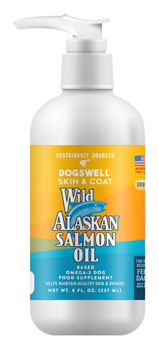 Wild Alaskan Skin & Coat Salmon Oil Based Omega-3 Supplement for Dogs, 8 fl. oz.