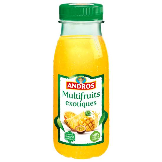 Andros - Jus sans sucres ajoutés (250 ml) (multifruits exotiques)