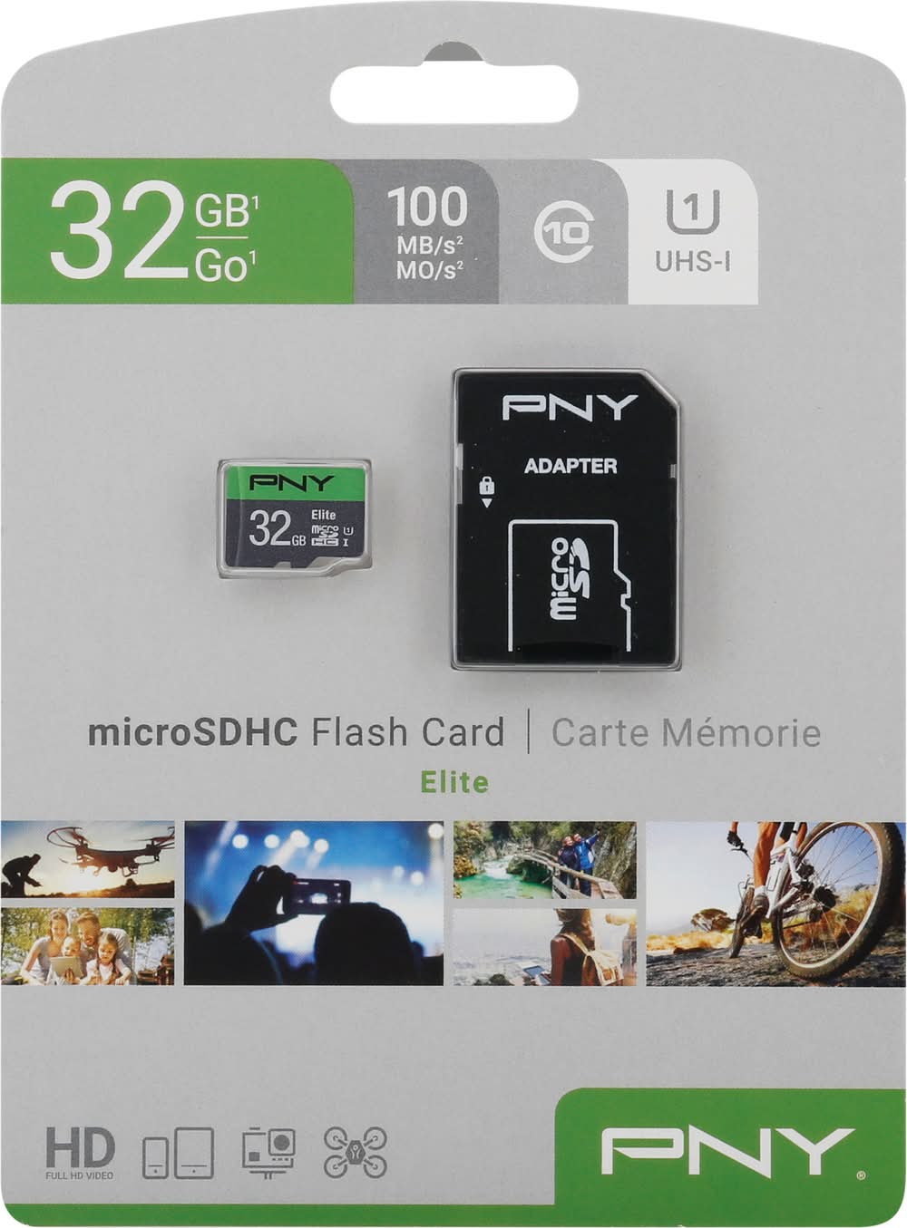 PNY Microsdhc Elite Flash Card 32 Gb (1.6 oz)
