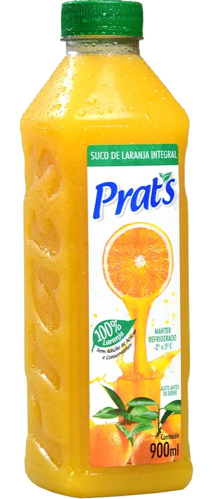 Prat's suco integral de laranja refrigerado (900 ml)