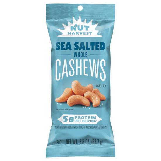 Nut Harvest Cashews 2.25oz