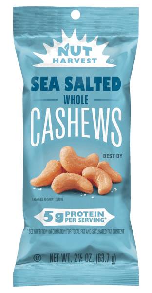 Nut Harvest Cashews 2.25oz