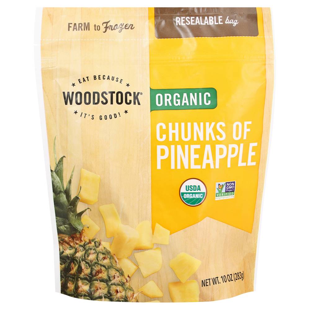 Woodstock Organic Pineapple Chunks