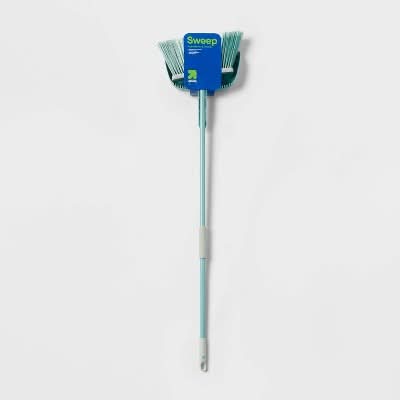 up&up Angle Floor Broom With Dustpan Set
