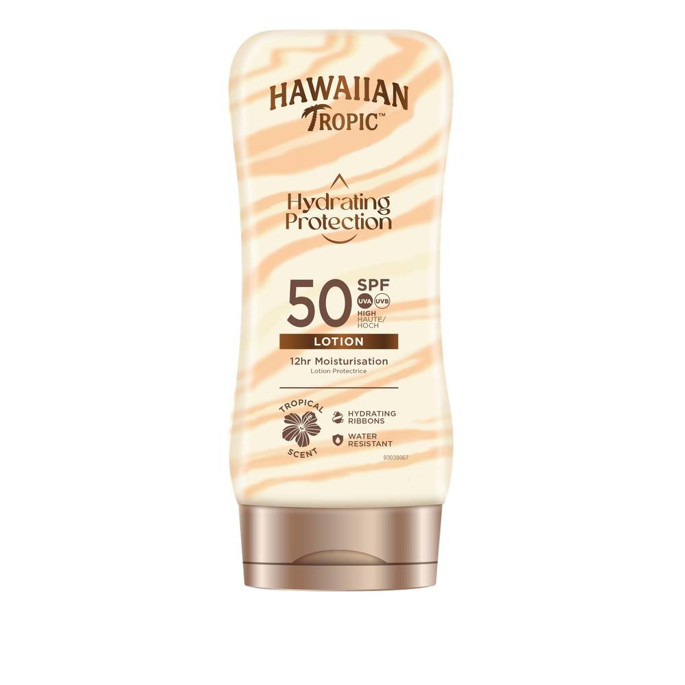 Hawaiian Tropic - Crème hydratante spf50 (180ml)