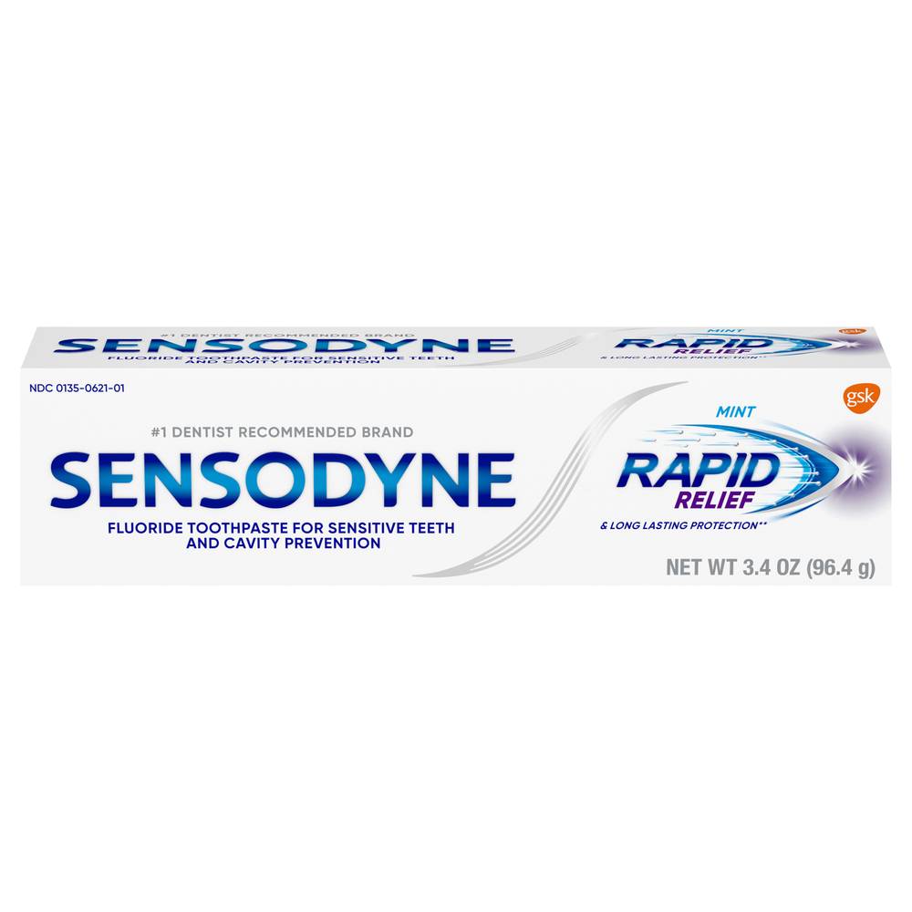 Sensodyne Mint Rapid Relief Sensitive Toothpaste