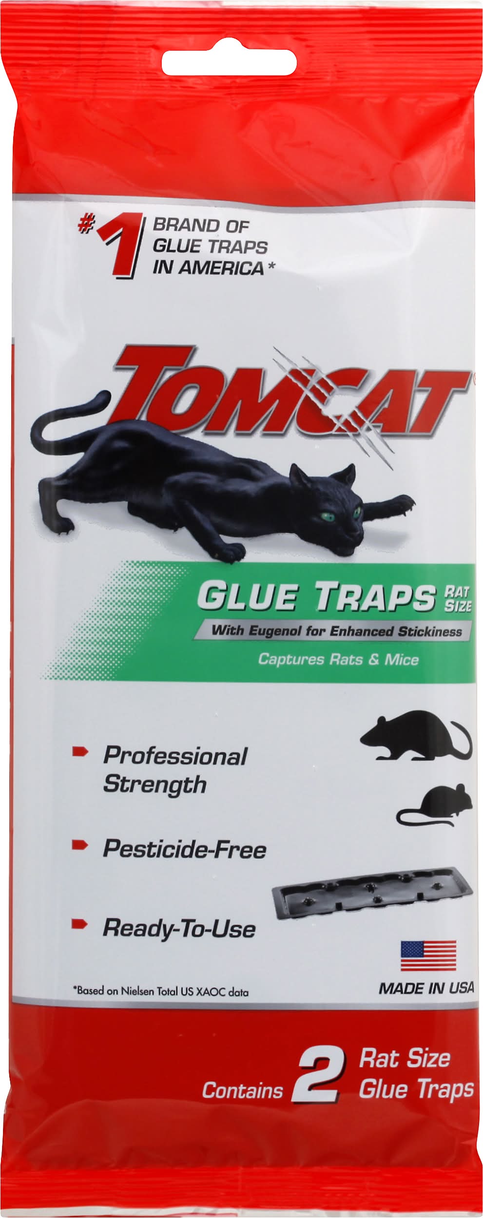 Tomcat Glue Traps Rat Size (1.5 lbs)