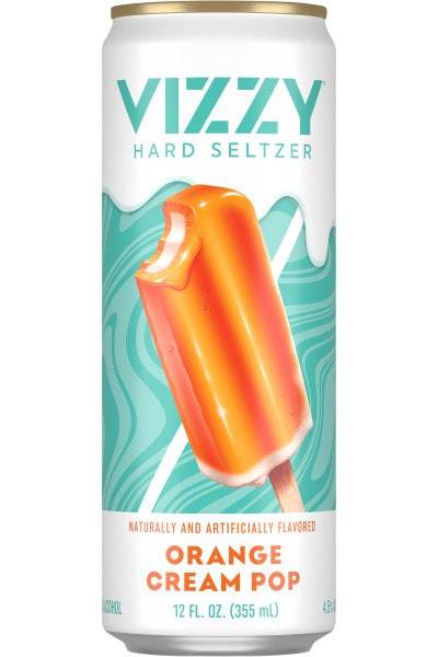 Vizzy Orange Cream Pop Hard Seltzer (12 pack, 12 fl oz)