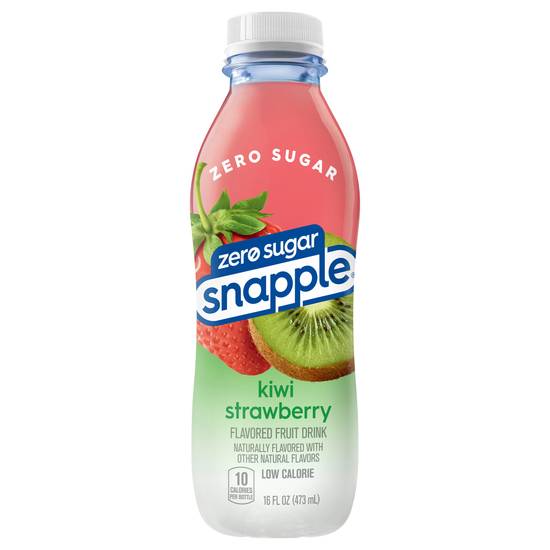 Snapple Zero Sugar Kiwi Strawberry Flavored Fruit Drink (16 fl oz)