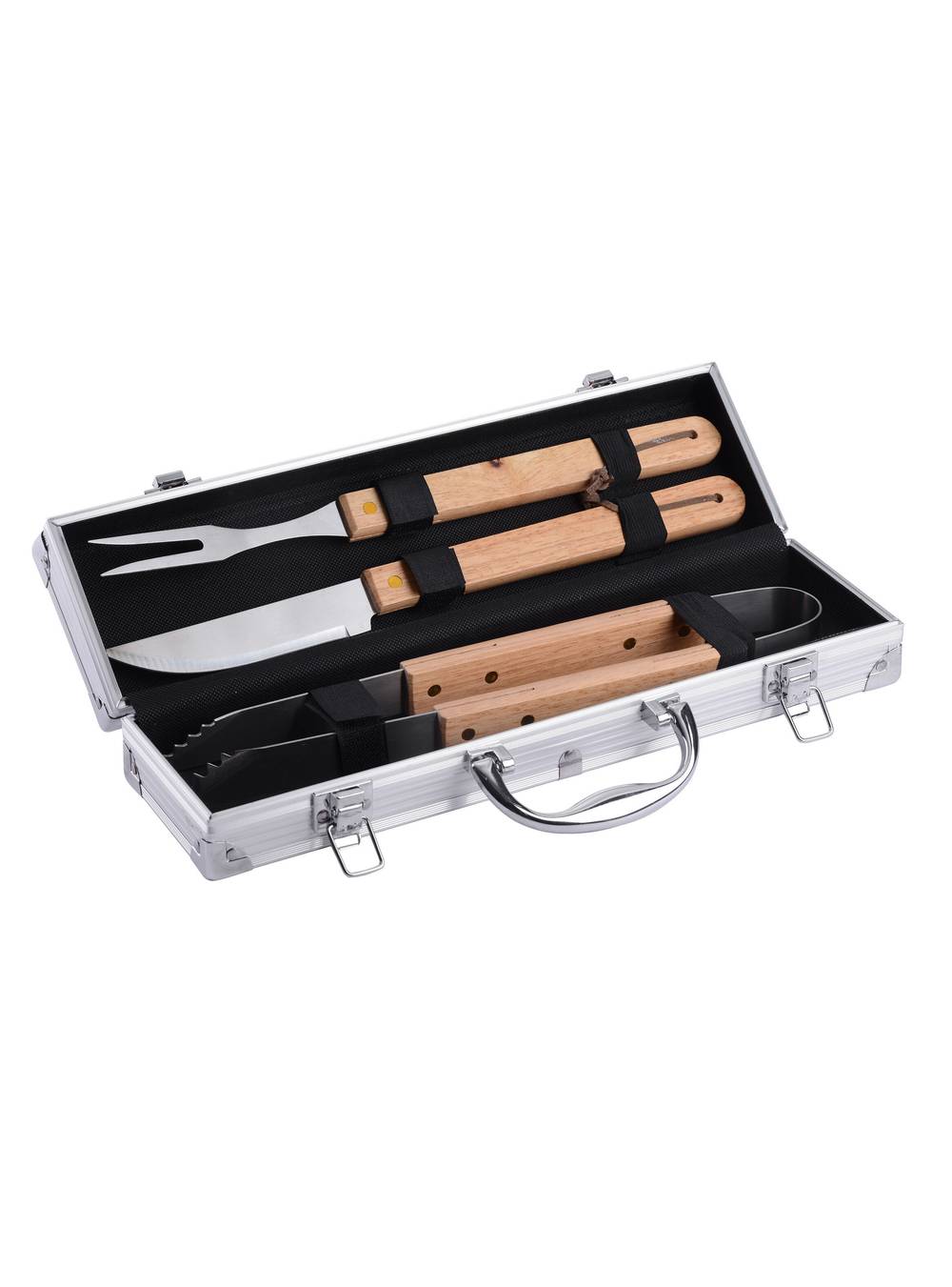 Attimo set asado bbq 3 piezas estuche