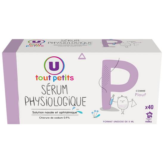 Serum Physiologique U Tout Petits U Tout Petits 40x5ml