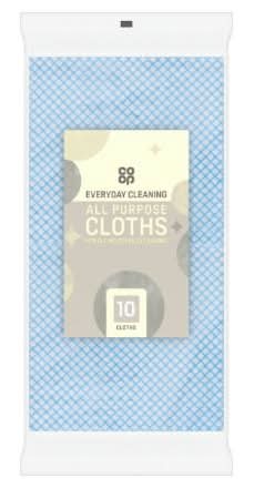 Co-op All Purpose Cloths 10Pk