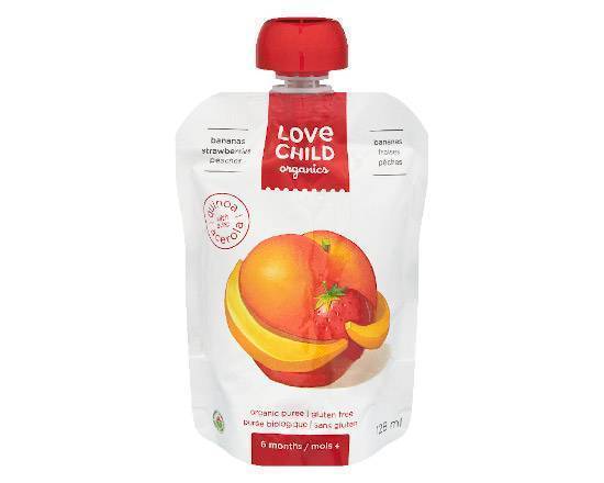 LOVE CHILD BANANAS STRAWBERRIES PEACHES 128 ML