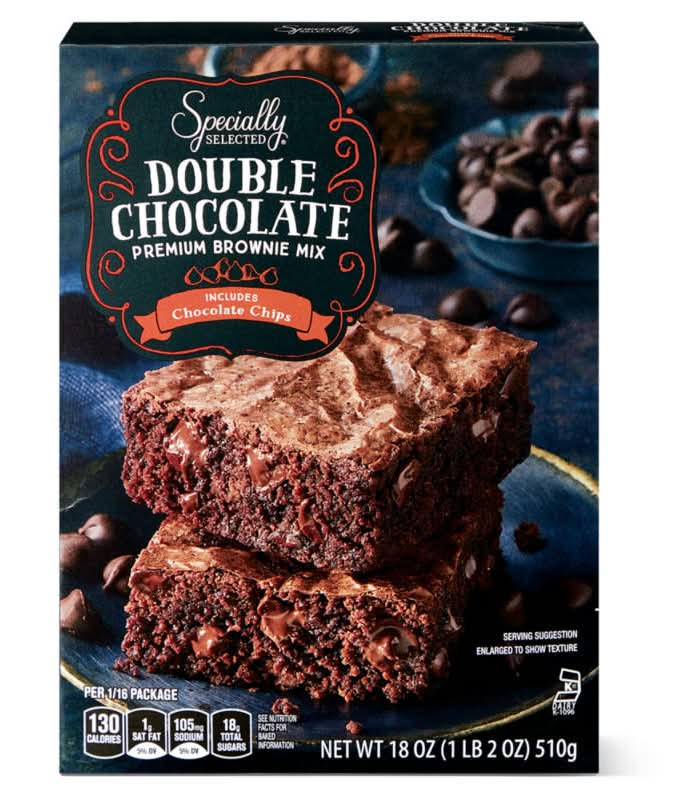 Specially Selected Premium Brownie Mix, Double Chocolate (18 oz)