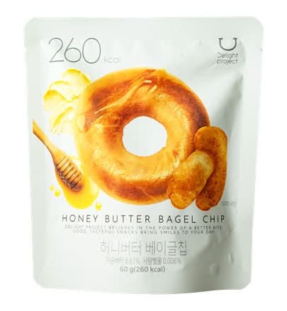 ディライトプロジェクト　ハニーバター風味ベーグルチップ　60g　J-352