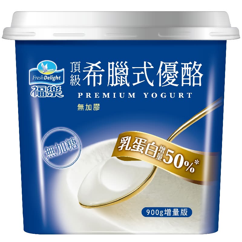 福樂頂級無加糖希臘式優酪900g※實際到貨效期約4天以上 <900g克 x 1 x 1Bucket桶>