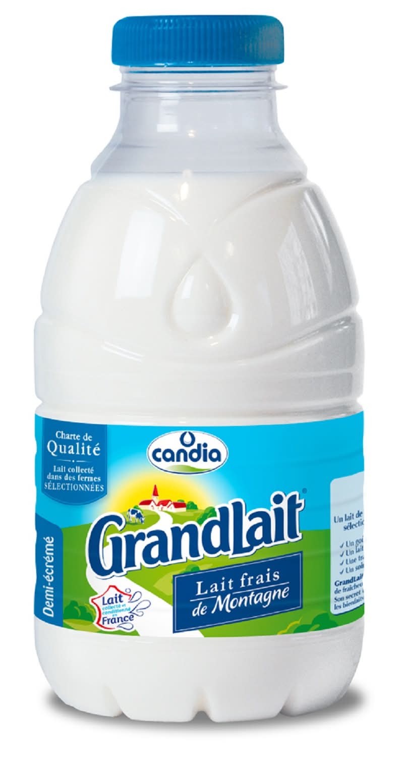 Candia - Lait pasteurisé demi écrémé (500ml)