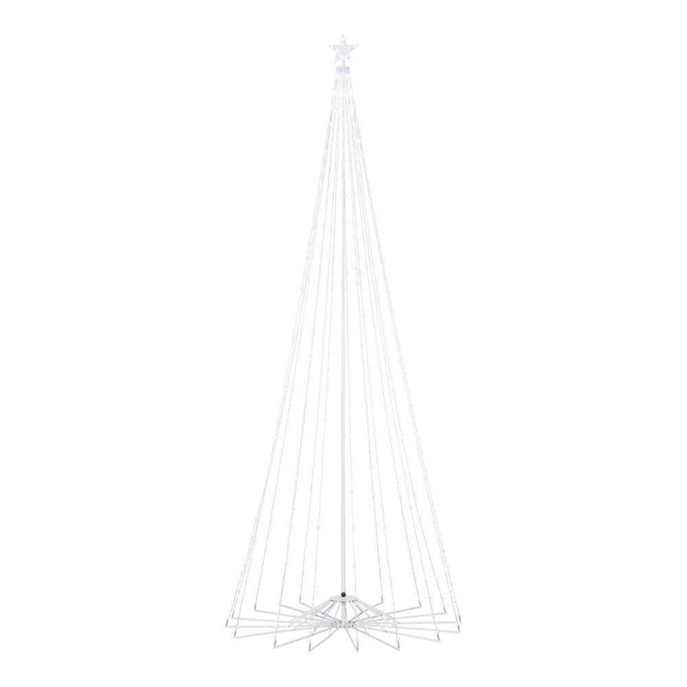 Home Accents Holiday 12 Ft. Giant-Sized Motion Led Pre-Lit Cone Tree With Star Holiday Yard Decoration