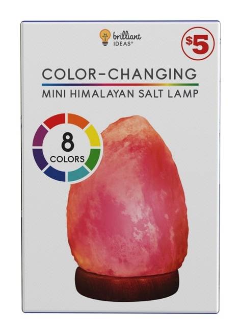Brilliant Ideas Color Changing Mini Himalayan Salt Lamps