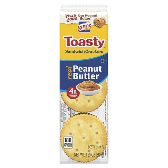 Lance Toasty Peanut Butter Sandwich Crackers