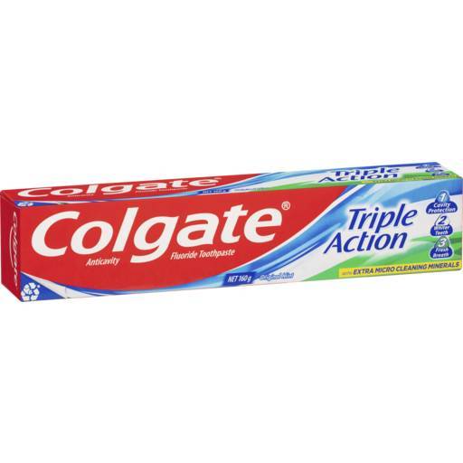 Colgate Triple Action Toothpaste 160g