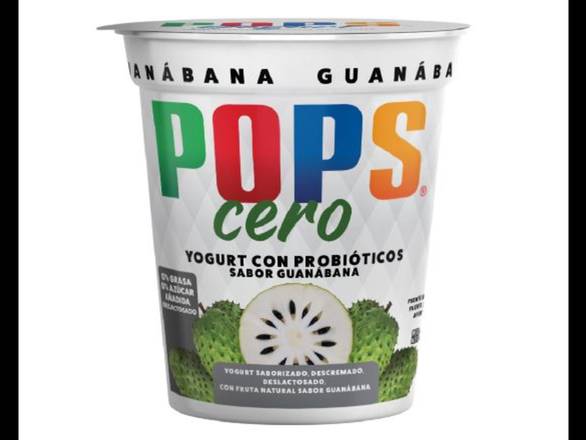 Yogurt POPS Cero Guanabana