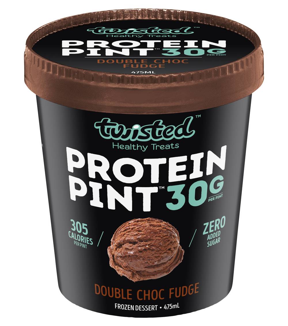 Twisted Protein Frozen Dessert, Double Choc Fudge (475mL)