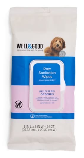 Well & Good Paw Sanitation Dog Wipes (24 ct)