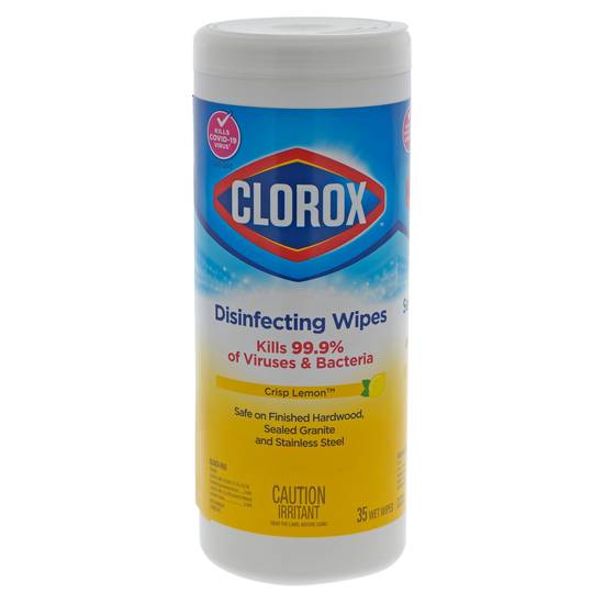 Clorox Disinfecting Wipes - Crisp Lemon, 35Pc (35 ct)