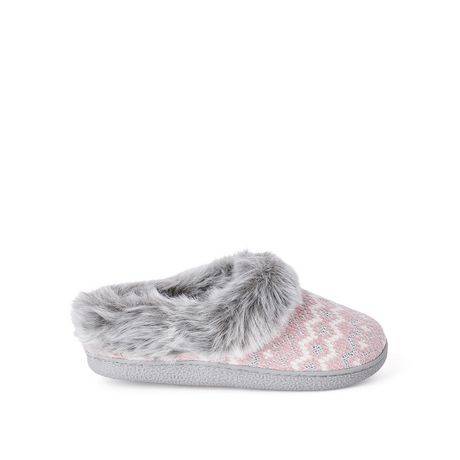 Time and Tru Women's Slippers, L, Pink