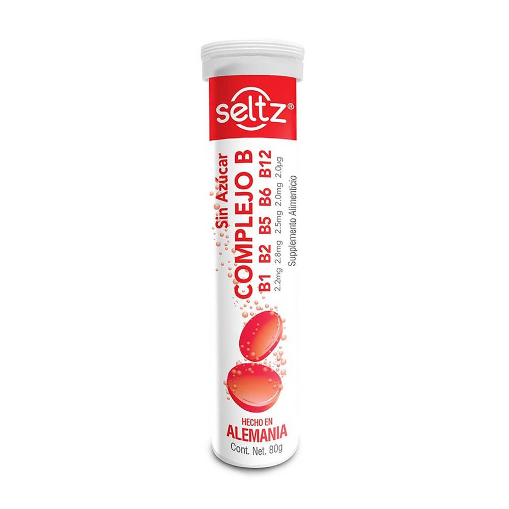 Seltz · Complejo b tabletas sabor cereza (80 g)