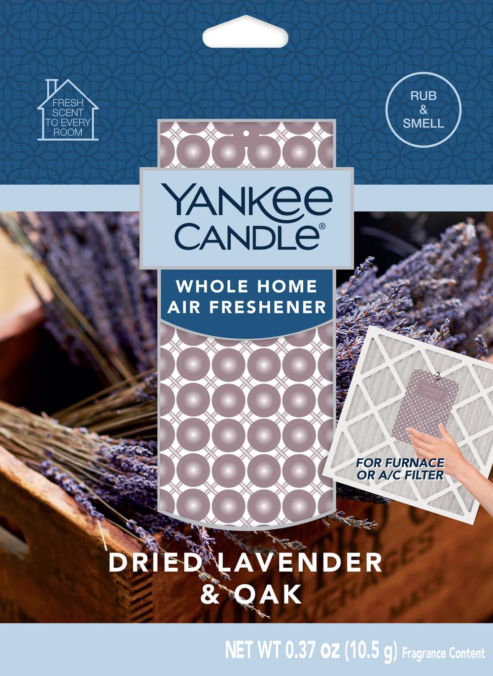 Yankee Candle Whole Home- Lavender Oak Air Filter Freshener | YCDRLAVOAK