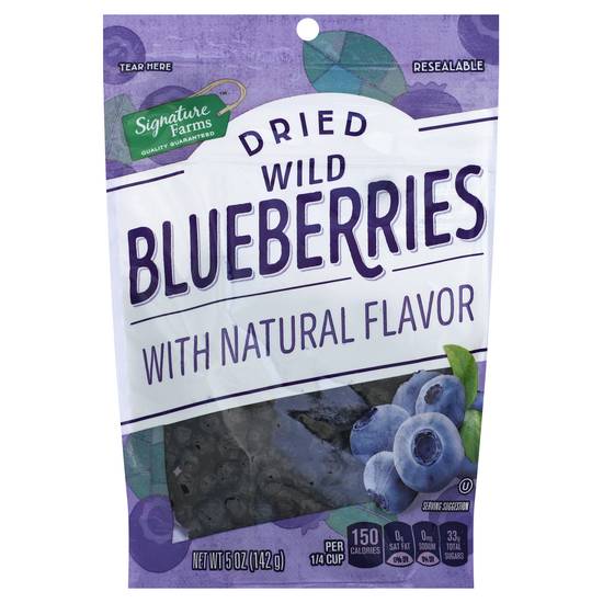 Signature Farms Wild Blueberries Dried (5 oz)