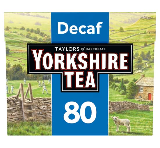 Taylors of Harrogate Yorkshire Tea, Decaf Bags (80 pack)