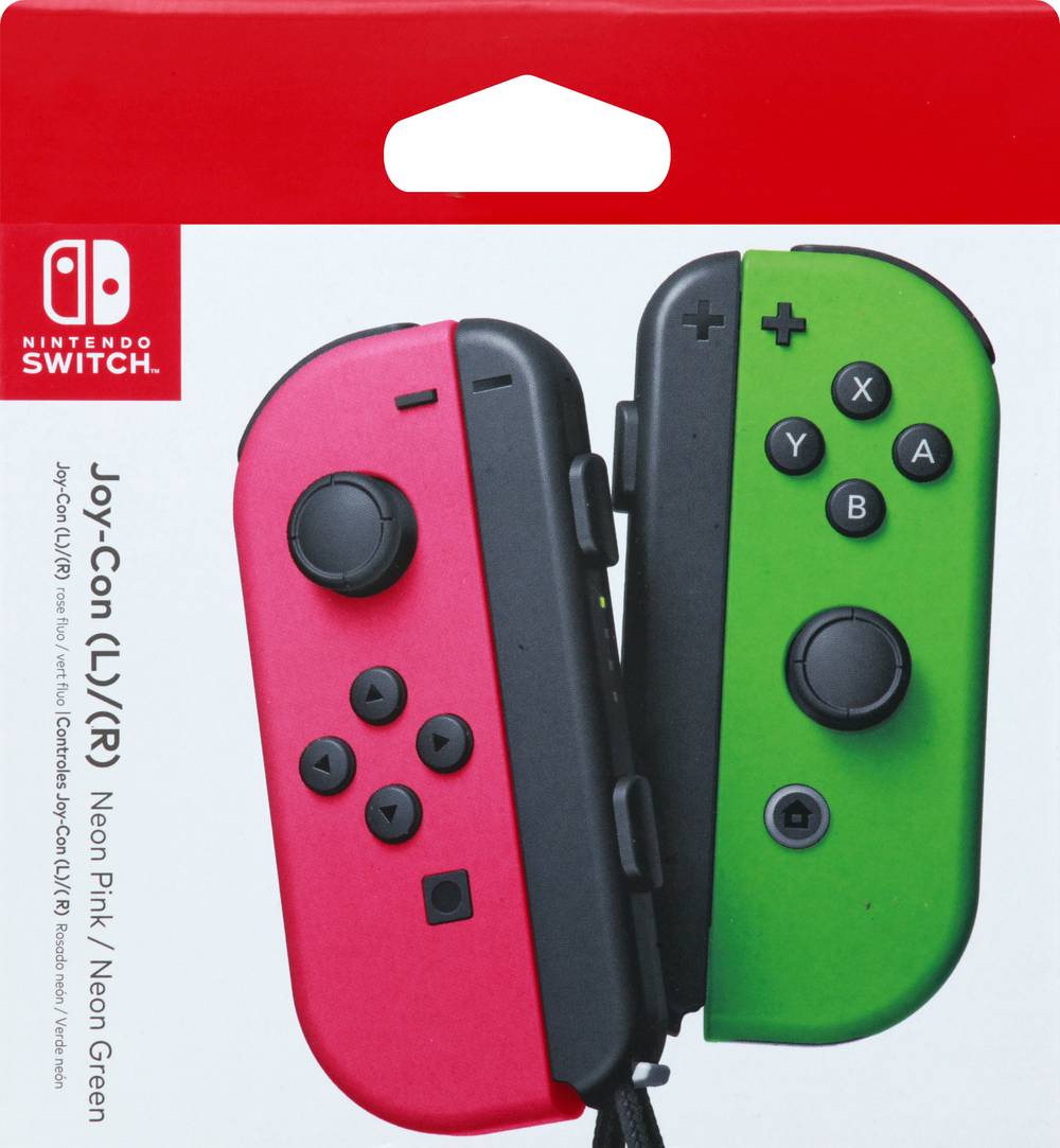 Nintendo Switch - joy-con 送料込み Nintendo HAC-A-JAFAA 【Switch】 Joy-Con(L) ネオングリーン/(R