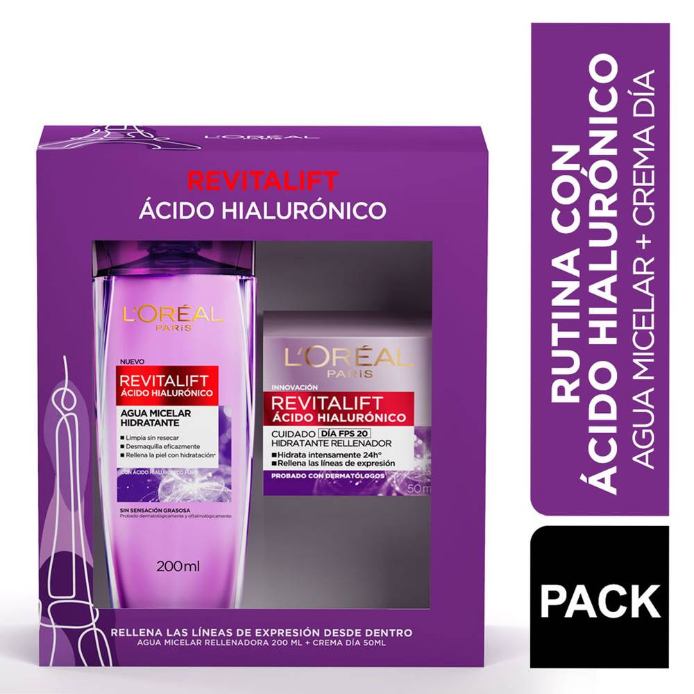 L'Oréal · Set rutina hialurónica básica (2 x 250 ml)