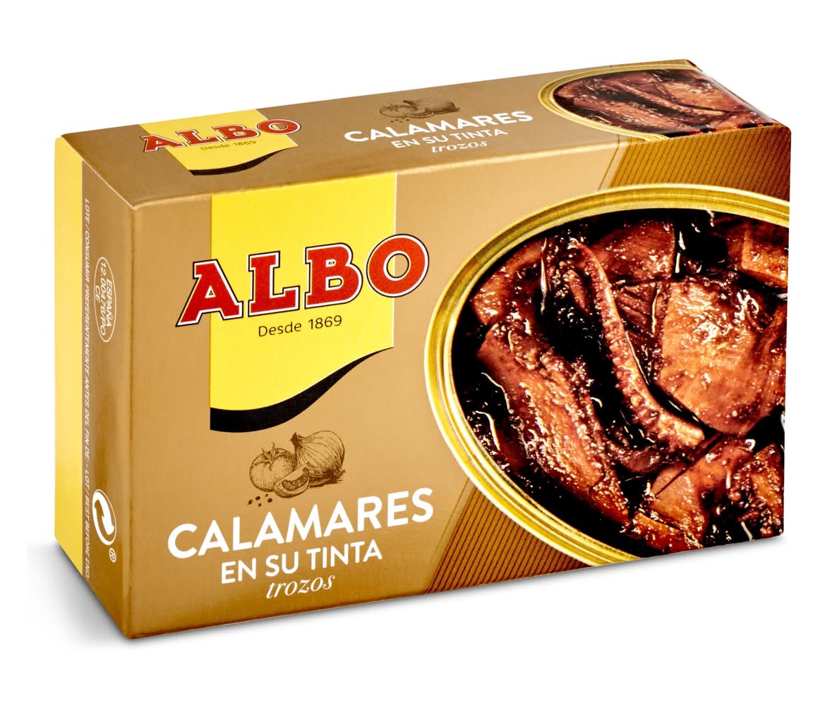 Calamares En Su Tinta Albo Lata 72 G