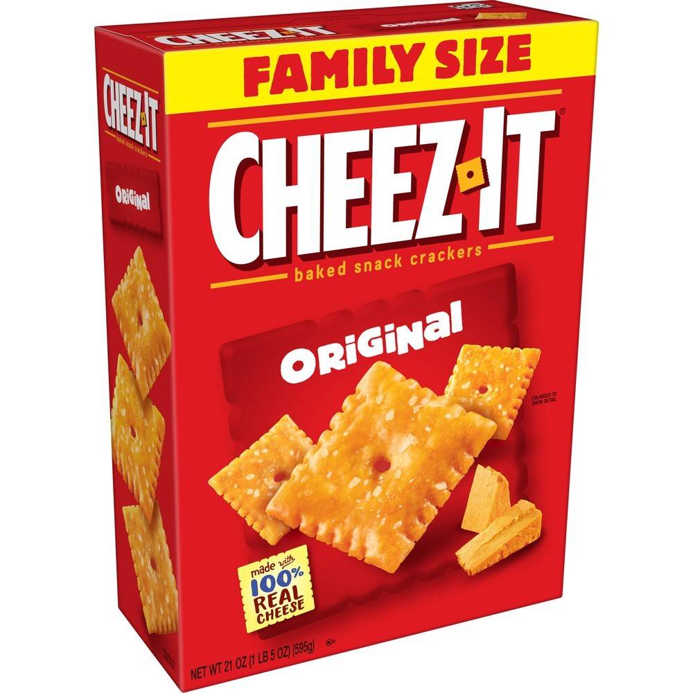 Cheez-It Original Baked Snack Crackers (21 oz)