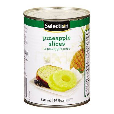 Selection Pineapple Slices in Pineapple Juice (540 ml)