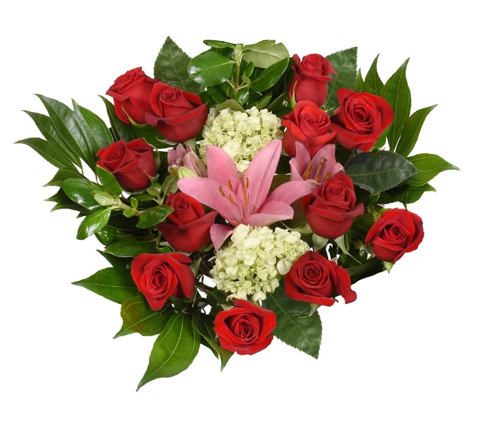 Bloom Haus Beautiful Rose Bouquet, Red