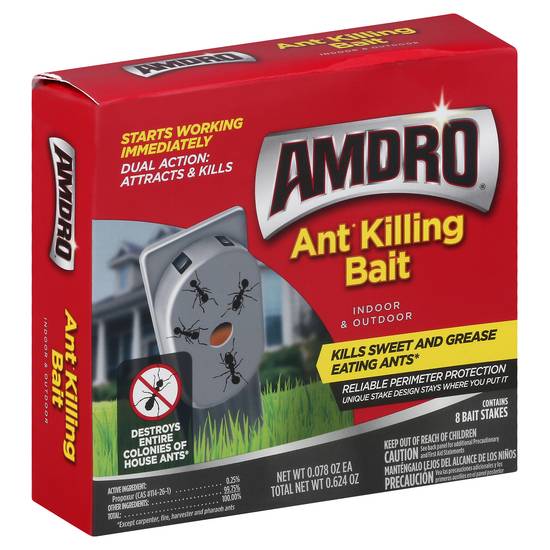 Amdro Indoor & Outdoor Ant Killing Bait (8 ct)