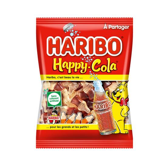 Haribo - Happy cola bonbons gélifié goût cola