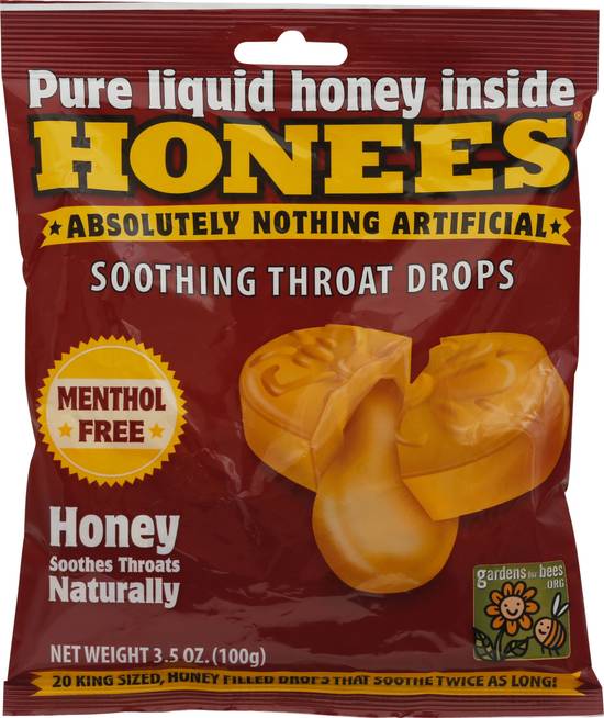Honees Honey Soothing Throat Drops (20 ct)