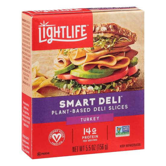 Lightlife Smart Deli Plant-Based Turkey Deli Slices