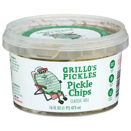 Grillo's Pickles Italian Dill Pickle Chips