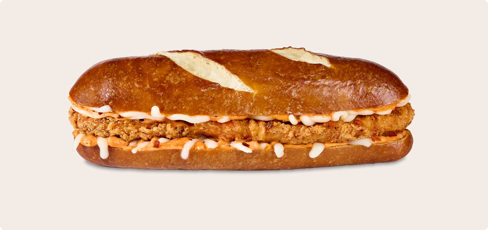 Chicken Vodka Pretzel Melt