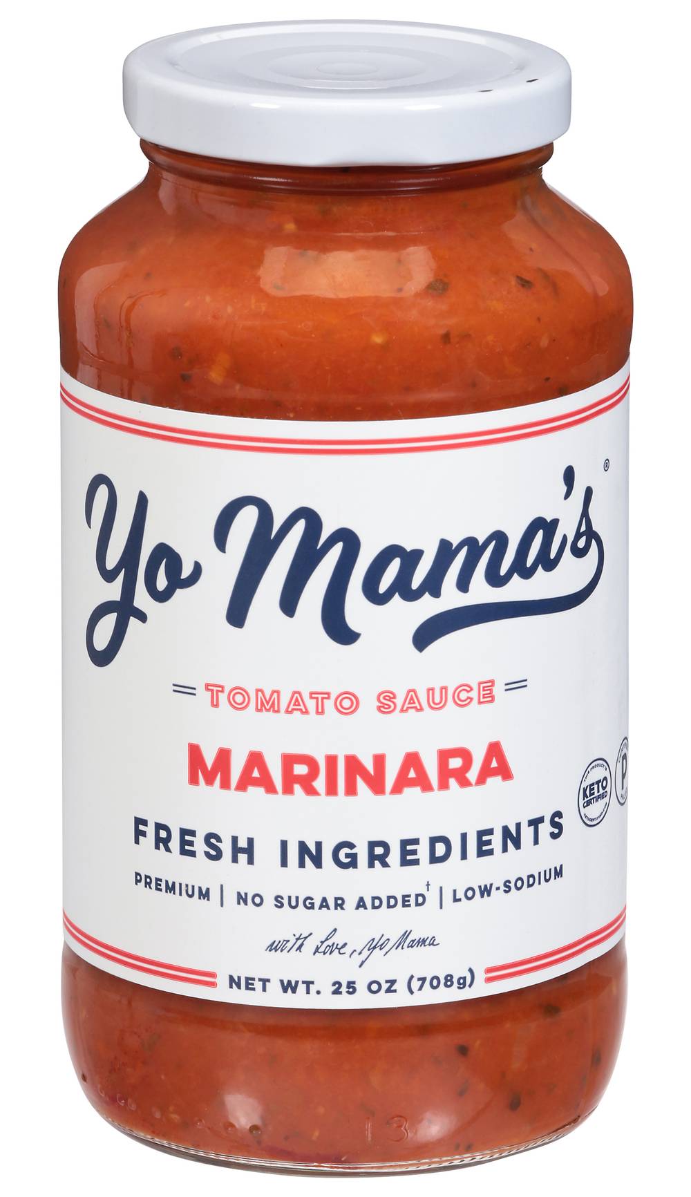Yo Mama's Original Tomato Sauce, Marinara (25 oz)